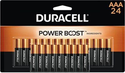 Duracell Coppertop AAA Batteries with Power Boost Ingredients, 24 Count Pack Triple A Battery with Long-Lasting Power, Alkaline AAA Battery for Household and Office Devices