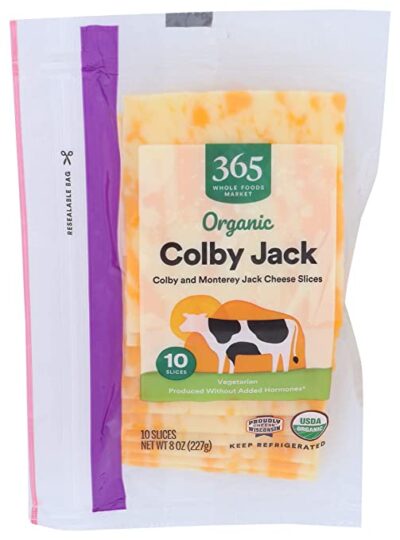 365 by Whole Foods Market Organic Sliced Colby Jack, 8 OZ